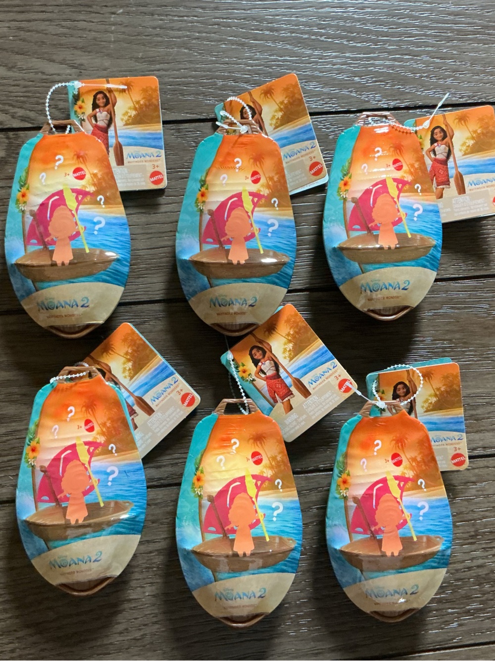 A lot of 6 Disney Moana 2 Wayfinder Wonders
